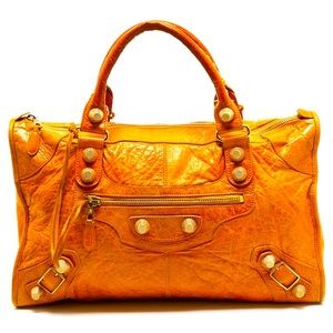 Hermene’s Boutique 100% Genuine Italian Leather Distressed Handbag